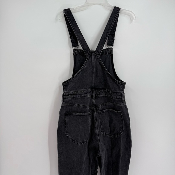Free People/ We The Free Women's Black Shelby Button-Up Denim Overalls Size 30 - Picture 12 of 14